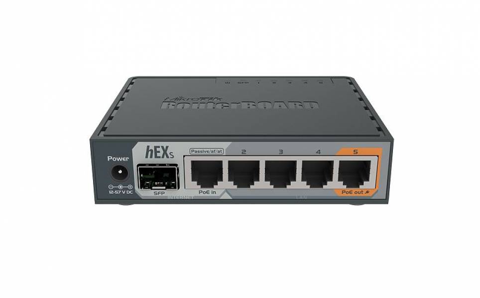 RB760iGS - Router 5GE 1SFP - hEX S
