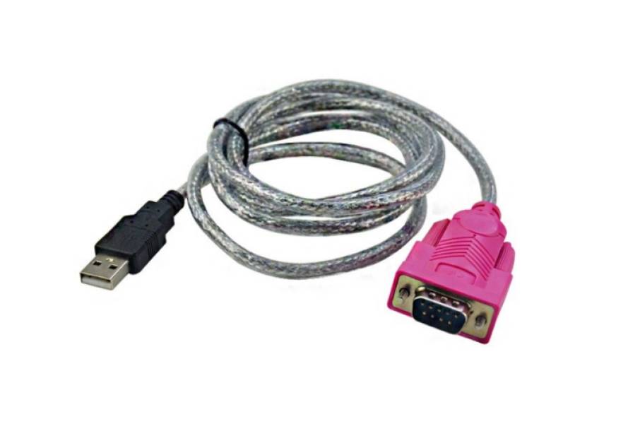 USB-to-RS232-SERIAL-DB9-1.5m - USB-დან RS232-ზე გადამყვანი (ადაფტერი)