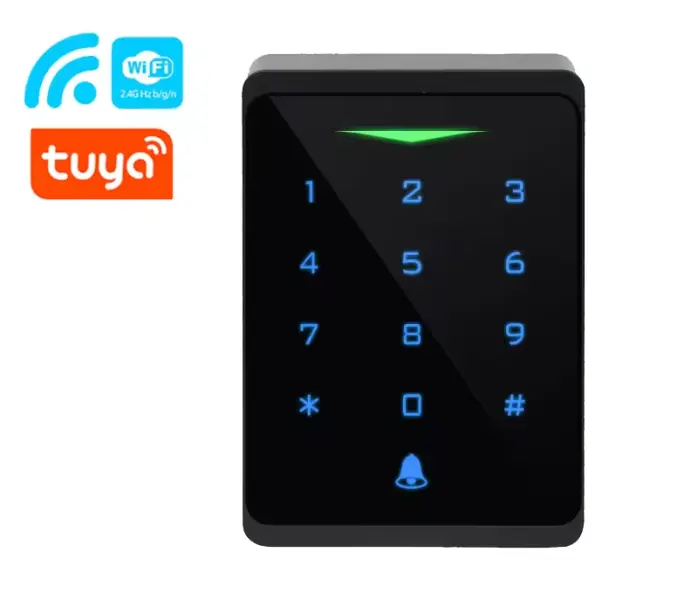 GM-102-Tuya-WIFI - RFID კონტროლერი წამკითხველით გარე გამოყენების 125კჰც, 13.56მჰც Tuya WIFI