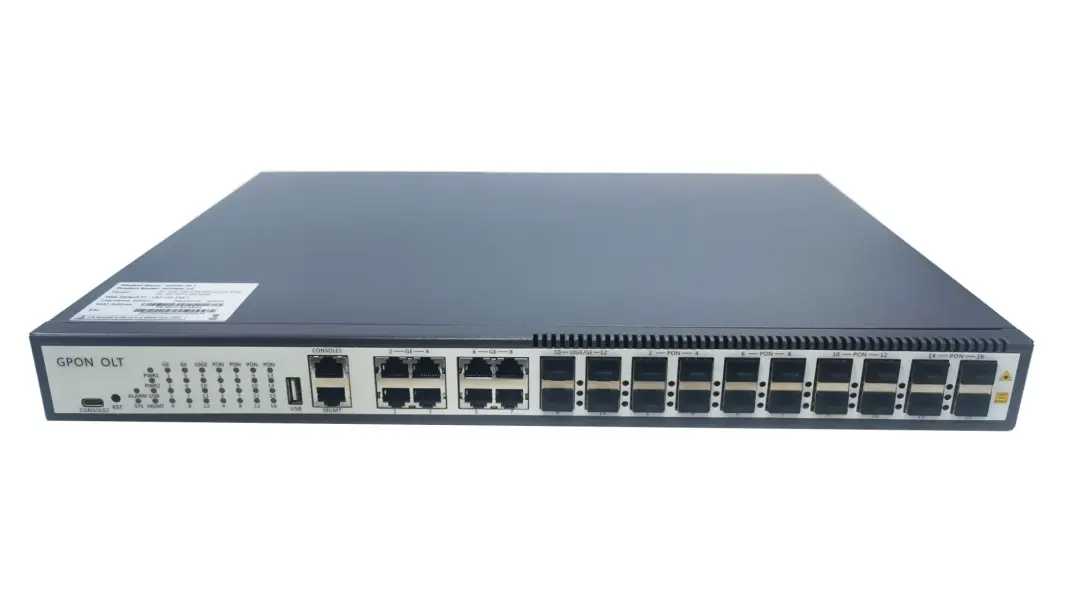 GP5800-16P - GPON OLT 16*PON  4*SFP+  8*1G