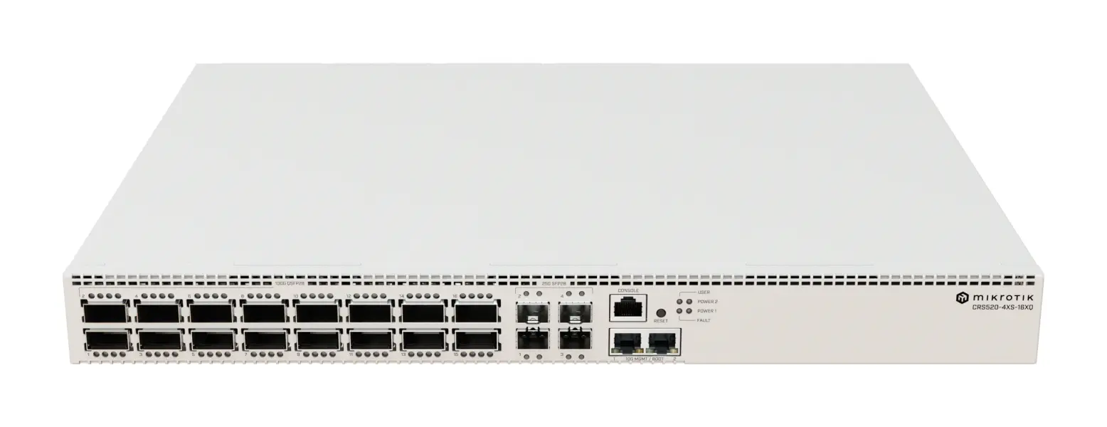 CRS520-4XS-16XQ-RM - Managed Switch 16x100G 4x25G 2x10G