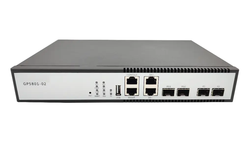 GP5801-02 - GPON OLT 4*PON+4*10G+4*1G